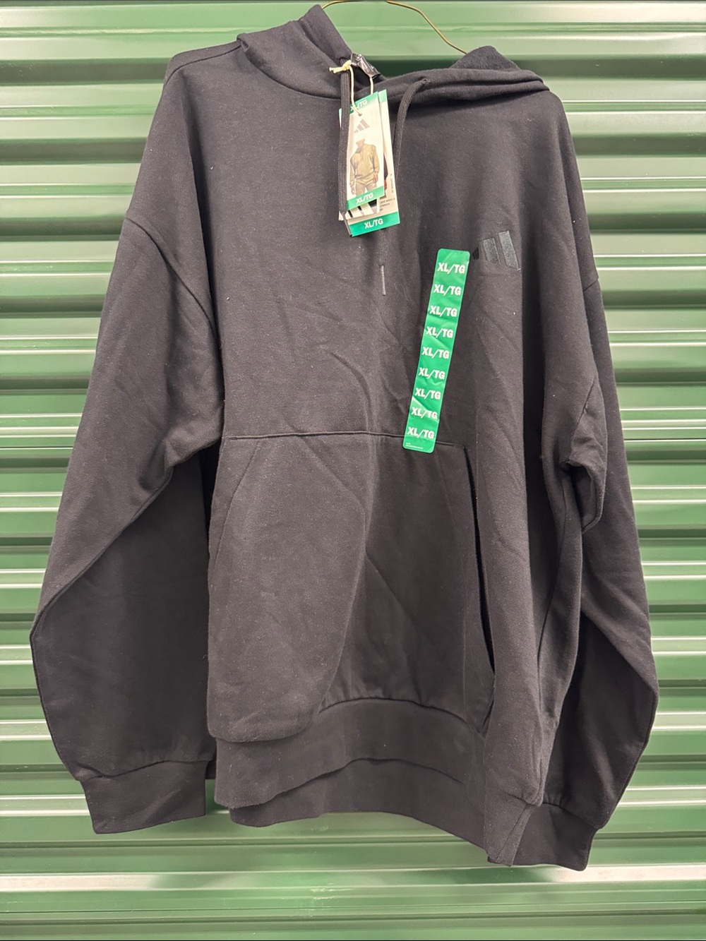 adidas Black Men's Hoodie Sweatshirt
